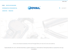Tablet Screenshot of joval.pt